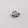 Natural Amazonite Gemstone 925 Sterling Silver Jewelry Designer Pendant 0.5" For Wedding Gift CP-43-31