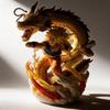 Dragon Ball Figure Peripheral Model Super Saiyan 3 Explosion Dragon Fist Goku Figure Decoration Wholesale 29cm