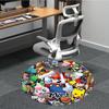 Super Smash Bros. Office Round Area Rug, Indoor Mat Suitable For Office, Under Office Chairs Bedroom Living Room Home Decor, DT1212078