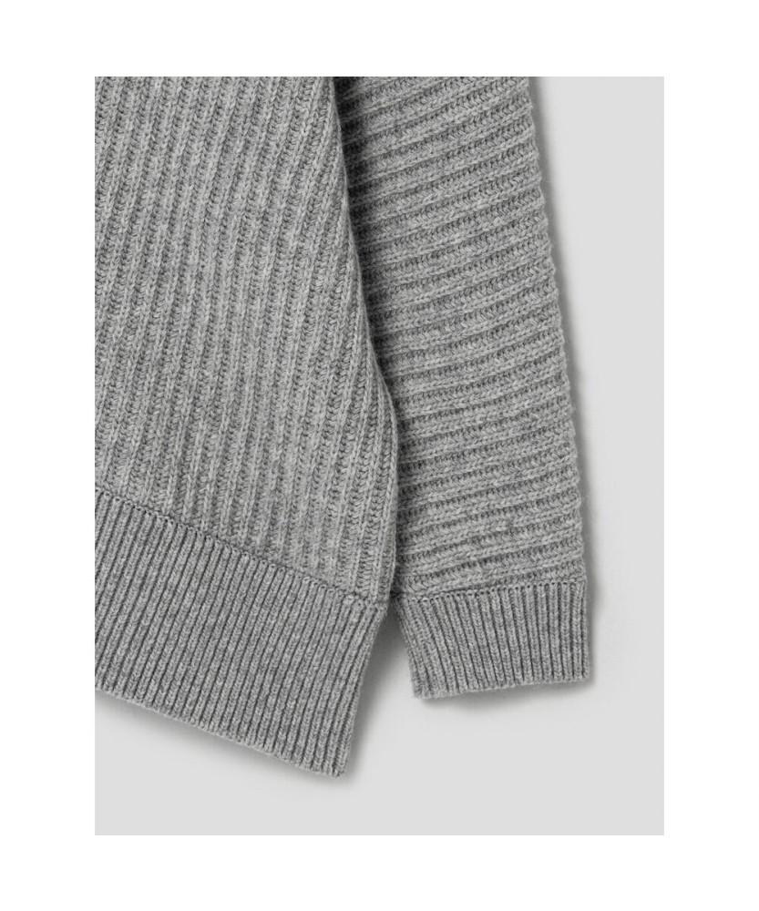Anggae Paddies Asymmetric Pullover Gray