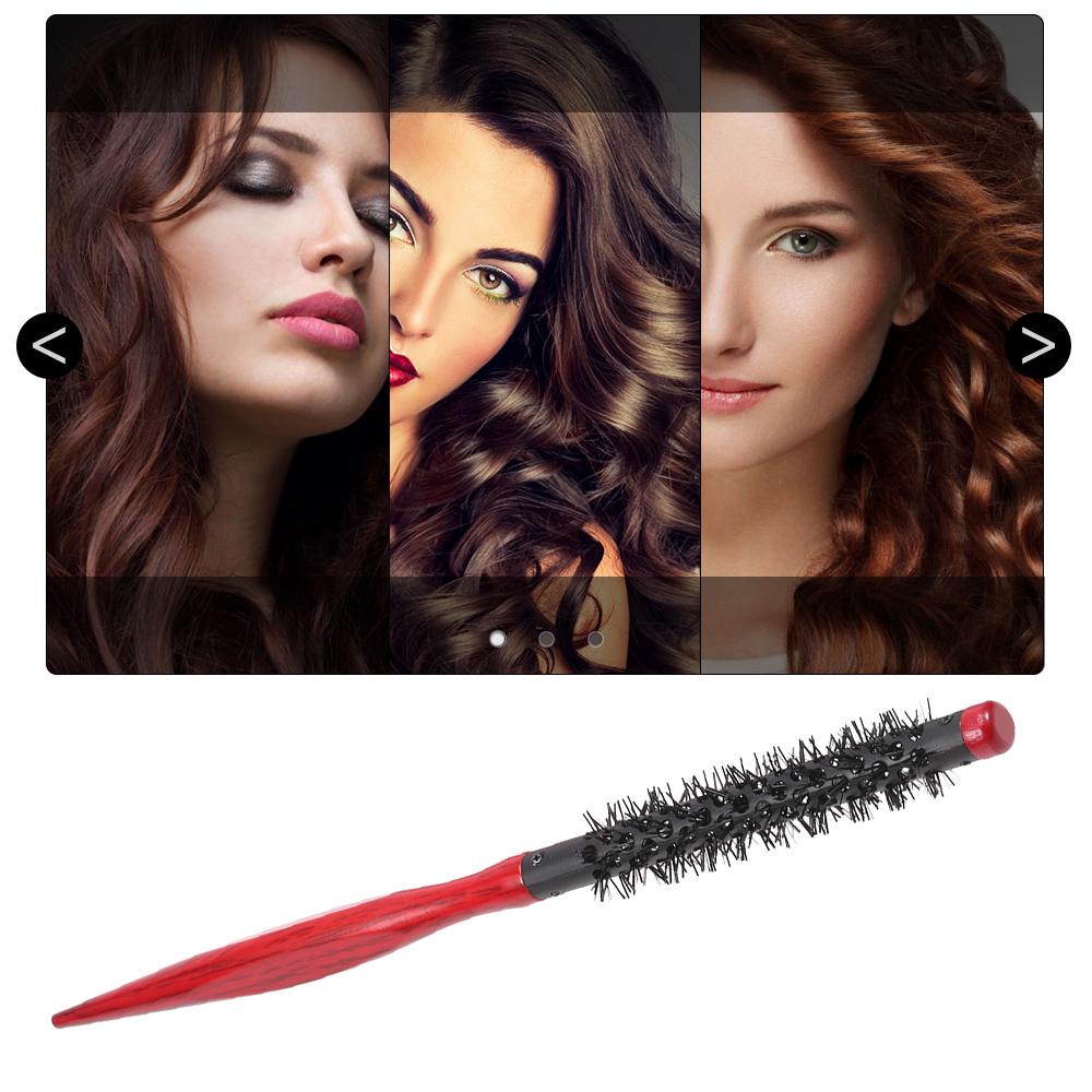 15mm Haar Rundbürste Quiff Roller Kamm für DIY Frisur Salon Friseur Rundhaarbürste Nylonkamm