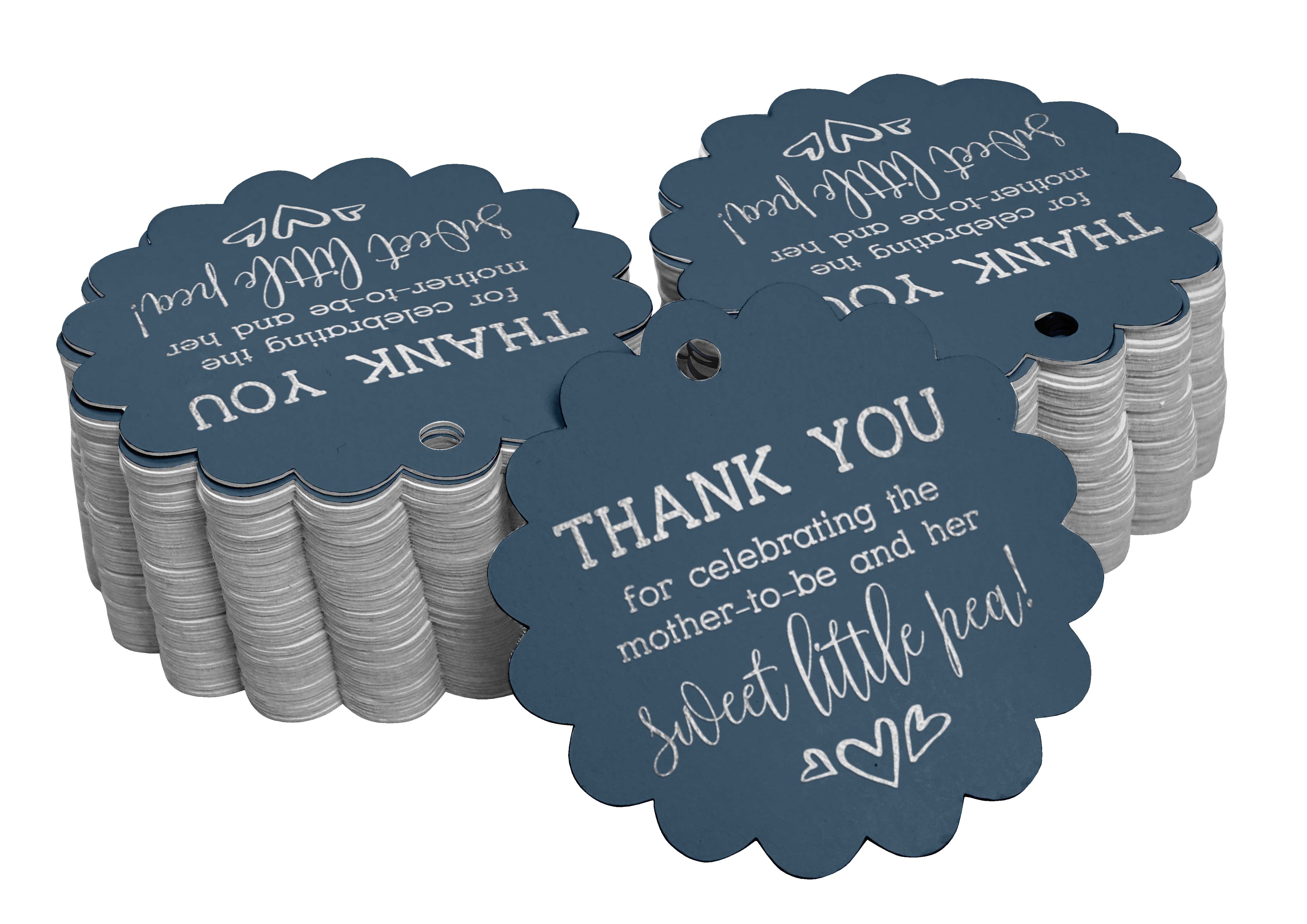 

Inkdotpot Pack Of 100 Real Gold Foil Paper Tags Thank You For Celebrating The Mother To Be Baby Shower Favor Hang 50 Silver Foil Tags синій