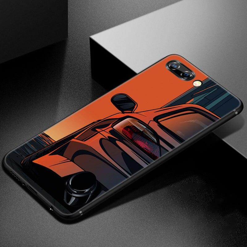 Japan JDM Sports Car Pattern Phone Case For Huawei Honor 7A 8A 9X 20 Pro 8 10X Lite 7S 8C 8S 8X 9A 9C 10i 20i 30i 20E 20S Cover