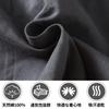 Komfort U Jinbei Samue Yukata Nattøy Bomullsgas Åpen Pustende og Kimono Topp og Bunn Loungewear for og Ensfarvet Mørkt Herresett, 100%