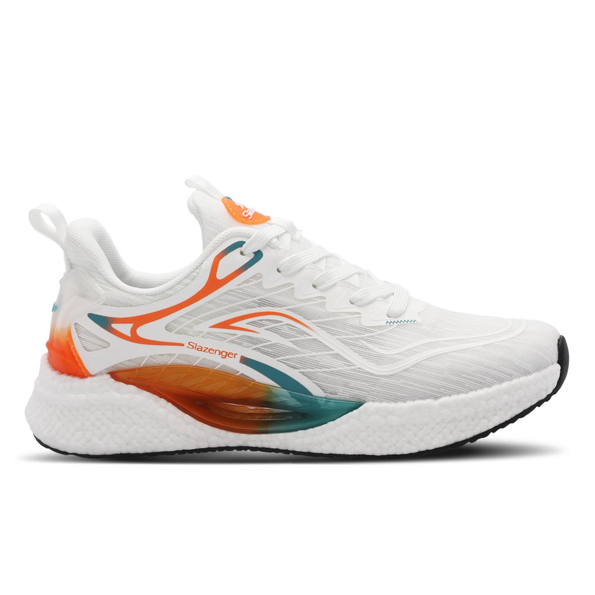 

WARWICK-White/Orange Men s Sneakers 44 оранжевый/белый