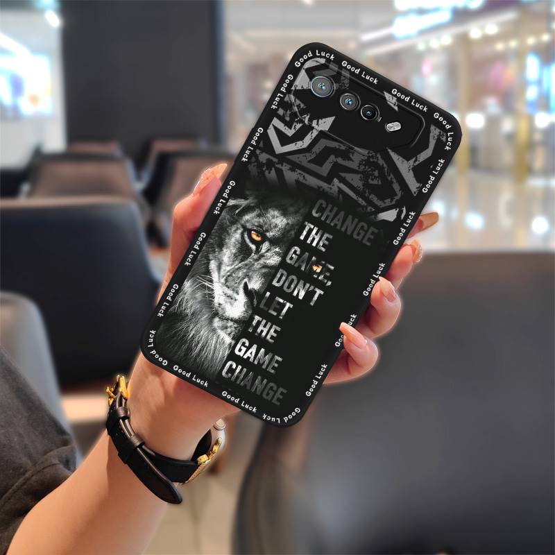Kryt Full wrap Soft case pro Asus ROG Phone7 Protiprachový Protinárazový Vodotěsný Odolný proti nečistotám Graffiti TPU Roztomilý