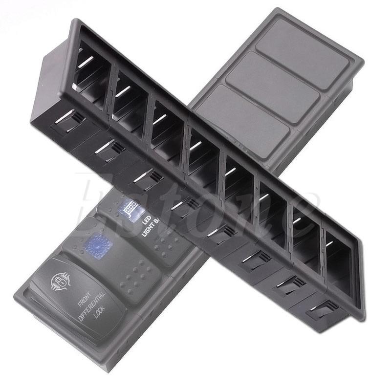New 8 Gang Boat Rocker Switch Clip Panel Patrol Holder Housing For ARB Carling China Mainland