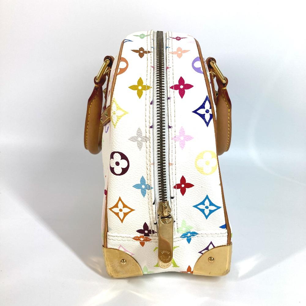 Louis Vuitton M92663 Monogram Multicolore Deauville Hand Bag Blanc