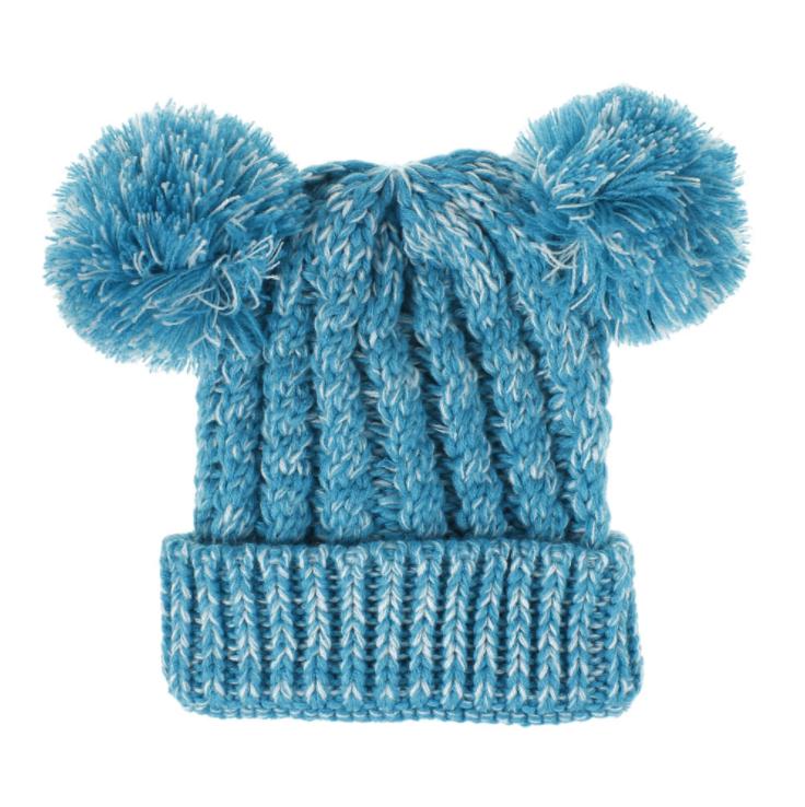 High Quality Custom Logo Children's Winter Knitted Hat Embroidery Kids Baby's Children's Winter Beanie Hat
