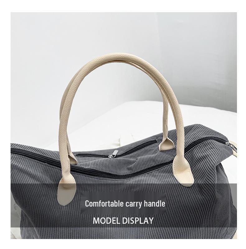 Versatile Large Capacity Casual Tote: Portable Single Shoulder Bag for Commuting or Short Trips