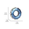 Stainless Steel Mechanical Fidget Ratchet Ring EDC Toy Haptic Fingertip Metal Stress Spinner Fidget Toys Adult Gifts