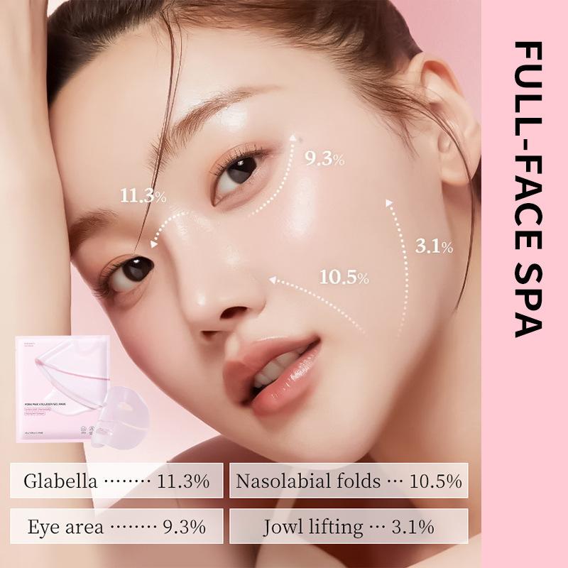 Pink Collagen Jelly Gel Mask Overnight Face Mask Hydrating Firming and Moisturizing