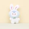 Adorable Cartoon Bunny Plush Keychain Colorful Stuffed Rabbit Bag Charm Gift