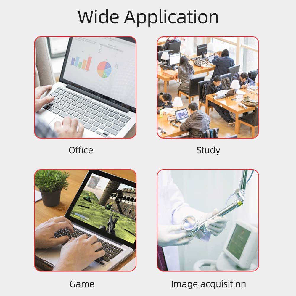 Snsowed MK321U 3-Key Wired Mini Keyboard, Customizable Mechanical Keyboard with Blue Switches and Detachable Data Cable for Office, Gaming, and