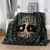 Tree of Life: A Cozy, Mystical Blanket with Intricate Nature Design and Spiritual Eye, Perfect for Mindfulness