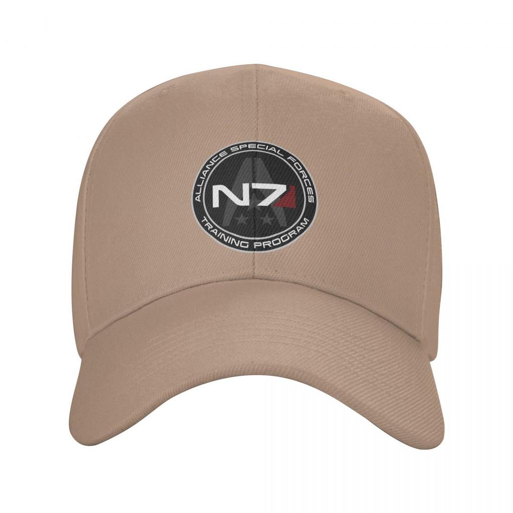 Fashion Unisex Alliance Mass Effect N7 Baseball Cap Adult Video Game Adjustable Dad Hat Unisex Women Hip Hop Snapback Caps