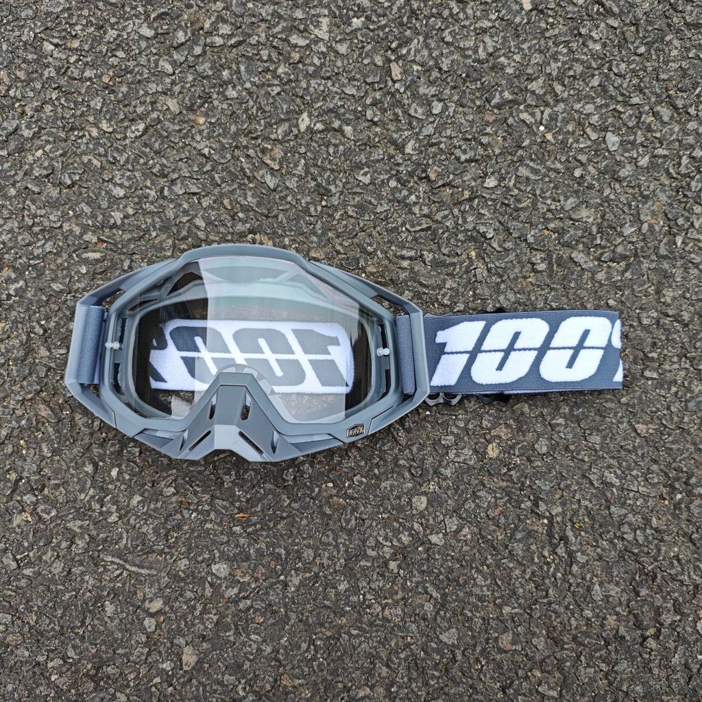 Occhiali da sole da moto classici per fuoristrada all'aperto 100% per la guida, occhiali protettivi per casco resistenti al vento e alla sabbia, equipaggiamento fresco per mountain bike