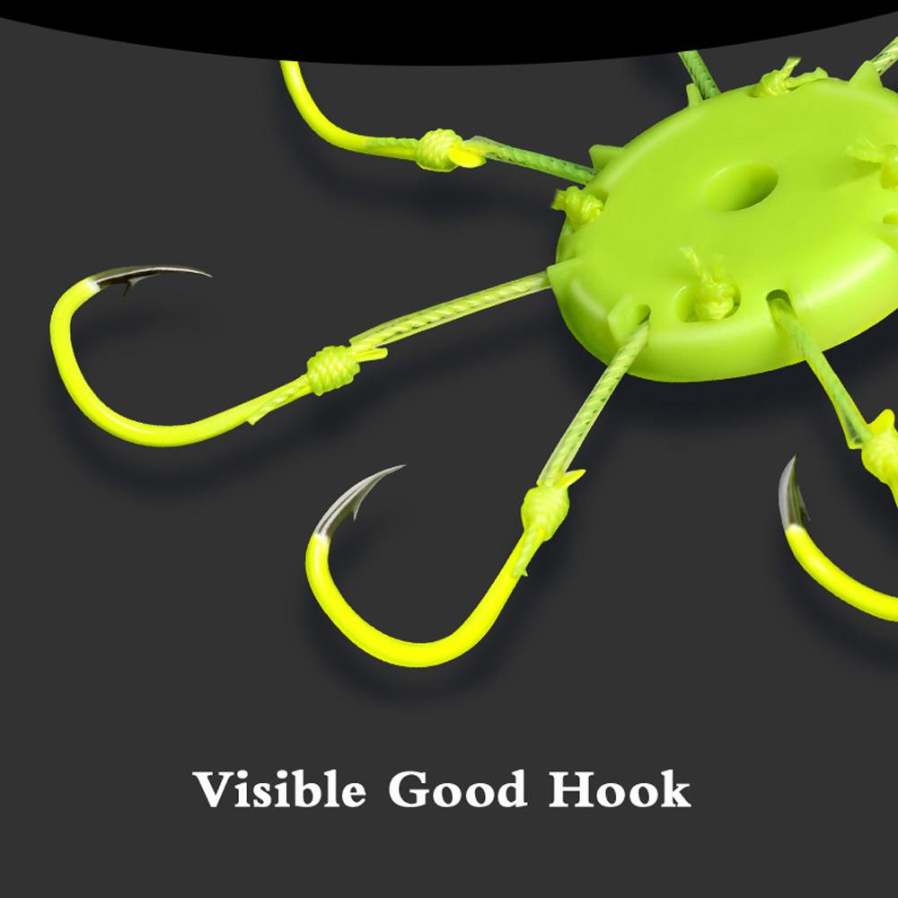 2Pcs/Set High Carbon Steel Barbed Fishing Hook for Fish Feeder Bomb Proof Hanging Explosion Hooks Bait Japan Plastic Box Packing