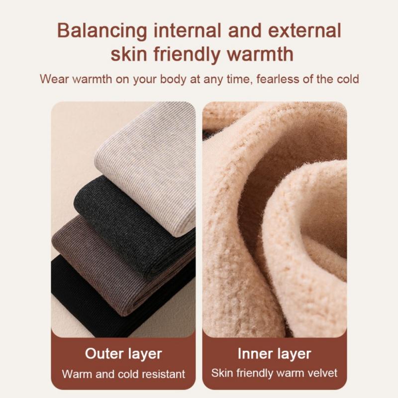 Children Girls' Leggings Thick Fleece Warm Pants Tight And Elastic Kids Leggings