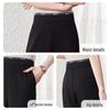 Women's Elastic High-Waist Wide-Leg Casual Pants