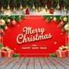 Merry Christmas Banner Gift Box Christmas Decoration Banner New Year Banner Decorative Border For Home Party Office Decoration