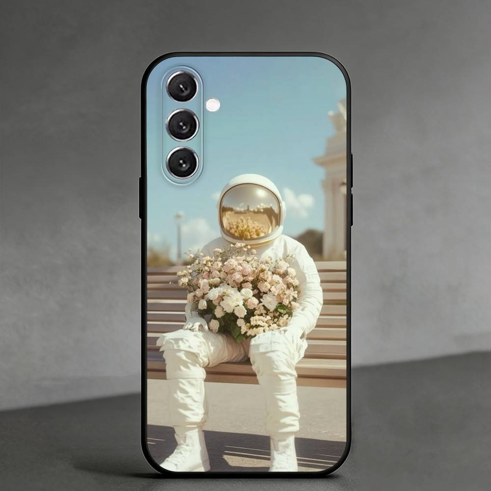 A-Abstract astronaut Phone Case For Samsung Galaxy A91,80,73,72 ,71,53,52,32 ,31,22,21s,20,Soft Black Case Samsung a13 5g