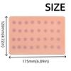 Silicone Intradermal Injection Training Pad 32 Injection Spots Reusable Subcutaneous Practice Pad Embedded Skin Test Module