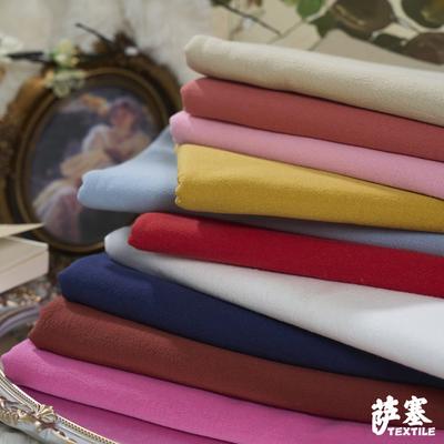 Solid Color Ethnic Style Washed Cotton Cloth Fold Crepe Fabric Handmade Sewing Diy For Dress Trousers Summer T-shirt