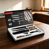 Knife Sets - 6PCS Kitchen Knife Set Forged Scissors and Ceramic Paring Knife Chef's Slicing Knife Paring Knife