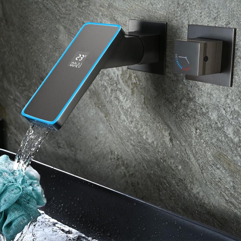 Yuzhu Xuntong Digital Display Concealed Hot Water Basin Faucet