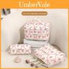 Bolsa de Cosméticos Para Viagem Com Material de Poliéster e Armazenamento Multiuso Para Maquiagem e Artigos de Higiene Pessoal
