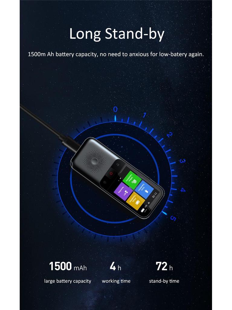 T11 AI Language Translator: Smart Voice Recording & Photo Translation with WiFi.