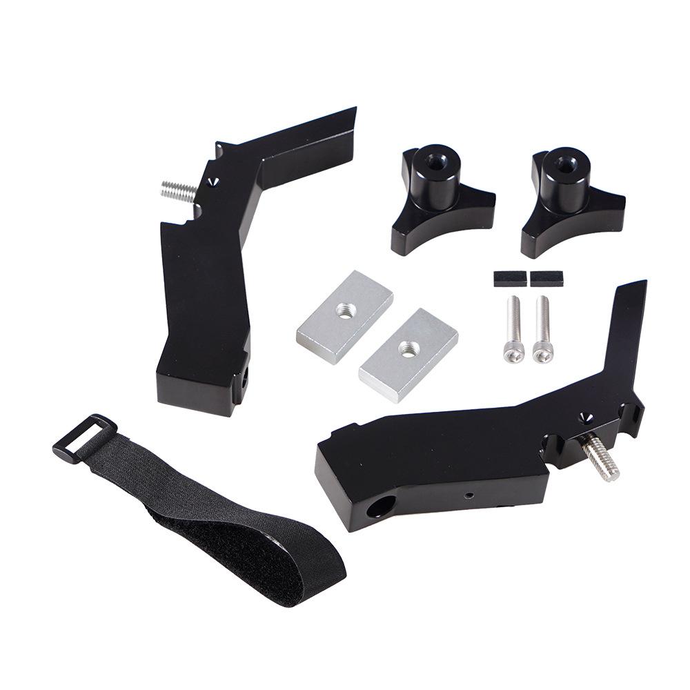 

Aluminum Alloy Bed Mounting Bracket, Hvy Duty High Lift Mounting Kit, sy Assembly, No Drilling Required, Black for 2005