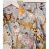 Cartoon Katze Koreanischer Stil Damen Kurzer Pyjama Neu Sommer Kühl Schlaf Lounges Mode Lässig Klassisch Weibliche Homewear
