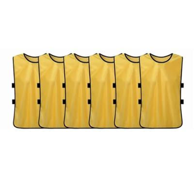 6 Stuks Voetbal Trainingsvest Heldere Kleur Uitstekende Waterabsorptie Voetbal Oefenwedstrijd Teamtraining