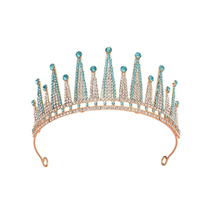 

Свадебная корона тиара корейская супер фея принцесса день рождения аксессуары для волос свадебная фата королева тиара аксессуары