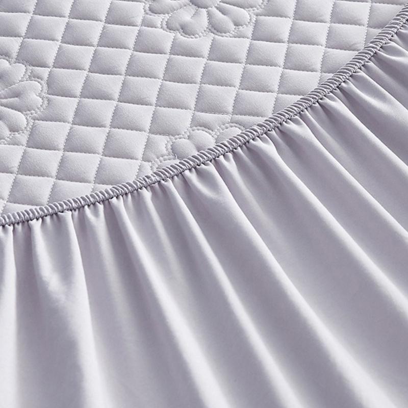 Bedclothes 3-piece Set Water Washed Cotton Waterproof Bedsheet Soft and Breathable Fitted Sheet  Mattress Protector Cover Not Fading Not Deforming