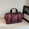 Dry and Wet Separate Travel Bag Women's Large Capacity Outdoor Duffel Bag Extensible Lightweight Yoga Fitness Bag