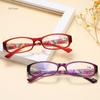 Fashion Vintage Women Reading Glasses Ladies Anti-blue Light Plus Diopter Eyewear Trendy HD Lens Far Sight Eyeglasses To +4.0