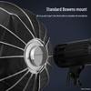 90CM Deep Parabolic Bowens Mount Softbox with Grid - Quick Install