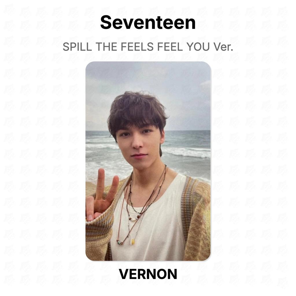 Seventeen SPILL THE FEELS FEEL YOU Ver. Official Photocard