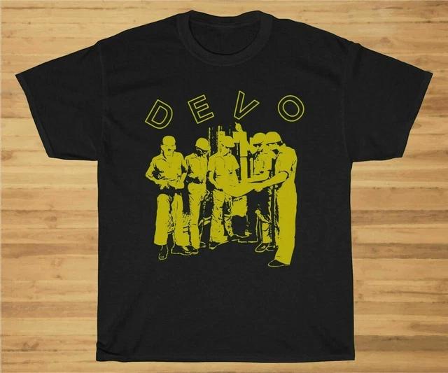 Devo Concert Tour Rock Band T-shirt Black Unisex All Sizes XL