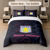 Aston Villa Design Bedding Set Custom Text 1 Duvet Cover & 2 Pillow Cases
