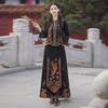 2025 Women's Ethnic A-line Skirt with Phoenix Embroidery