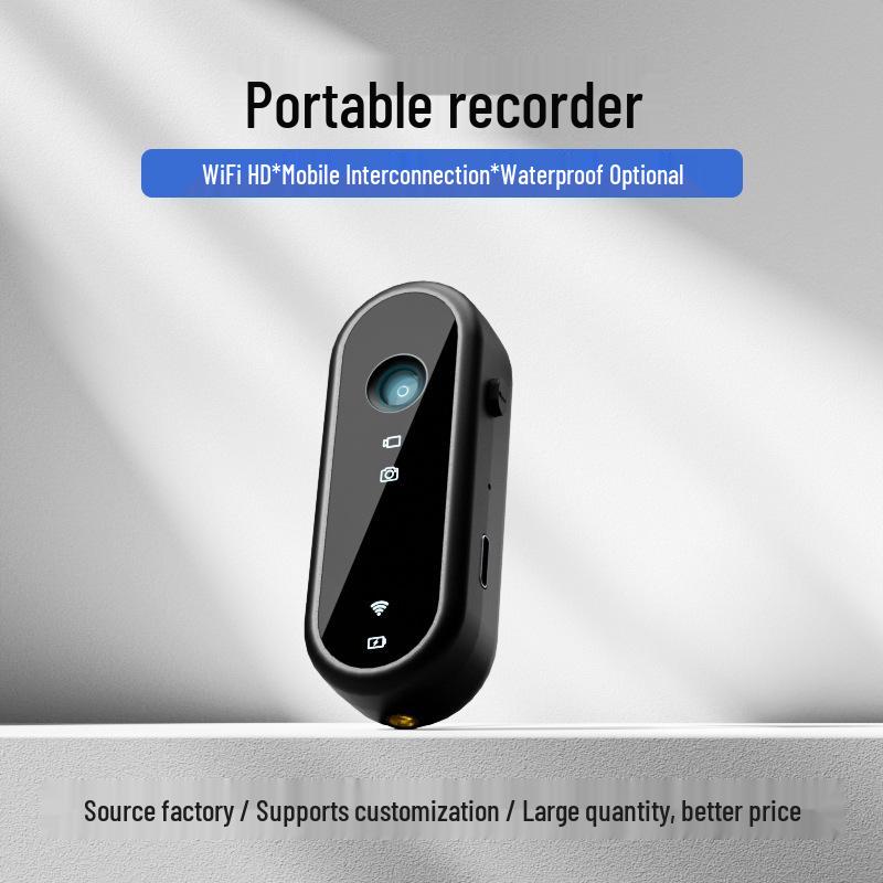 HD Infrared Pocket Camera: Action, Meeting & Law Enforcement Recorder with Screen & Back Clip