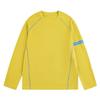 Unisex Oversized Long Sleeve Crewneck Tee With Contrast Stitching Double Stripes Casual Streetwear Top Fall