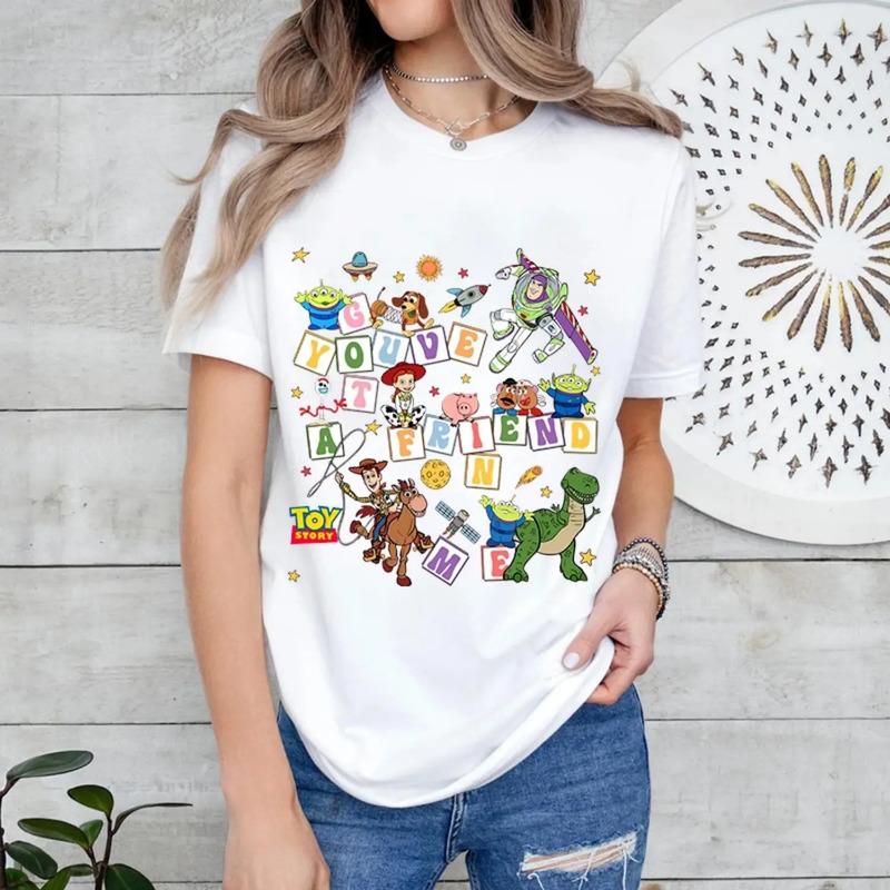 Camiseta Con Estampado Disney Toy Story Para Mujer, De Algod S
