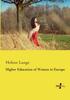 The Higher Education of Women In Europe Book