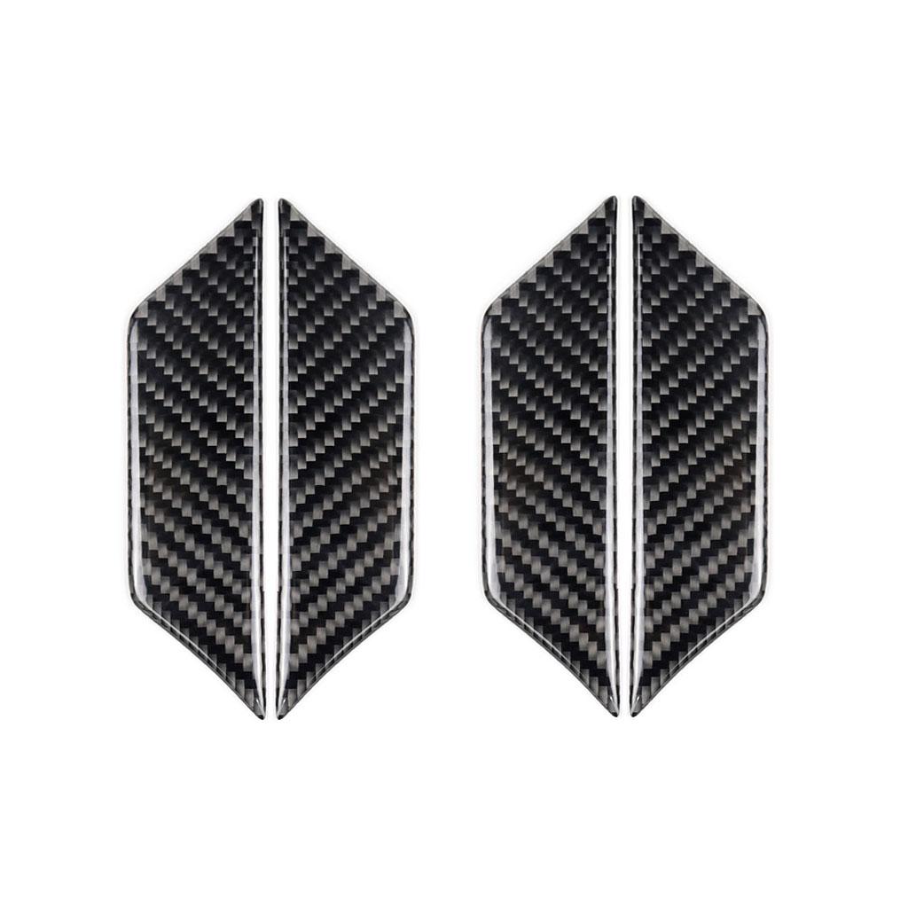 

Для Cadillac XT5 2016-2019 наклейки на автомобиль из углеродного волокна накладка на дверную ручку автомобиля 4 шт. аксессуары для стайлинга автомобиля чёрный