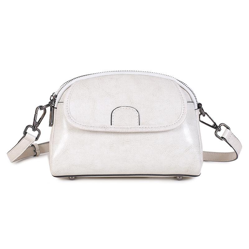 Genuine Leather Crossbody Mobile Phone Small Bag, Fashionable and High-end, Versatile Commuting Single-shoulder Bag